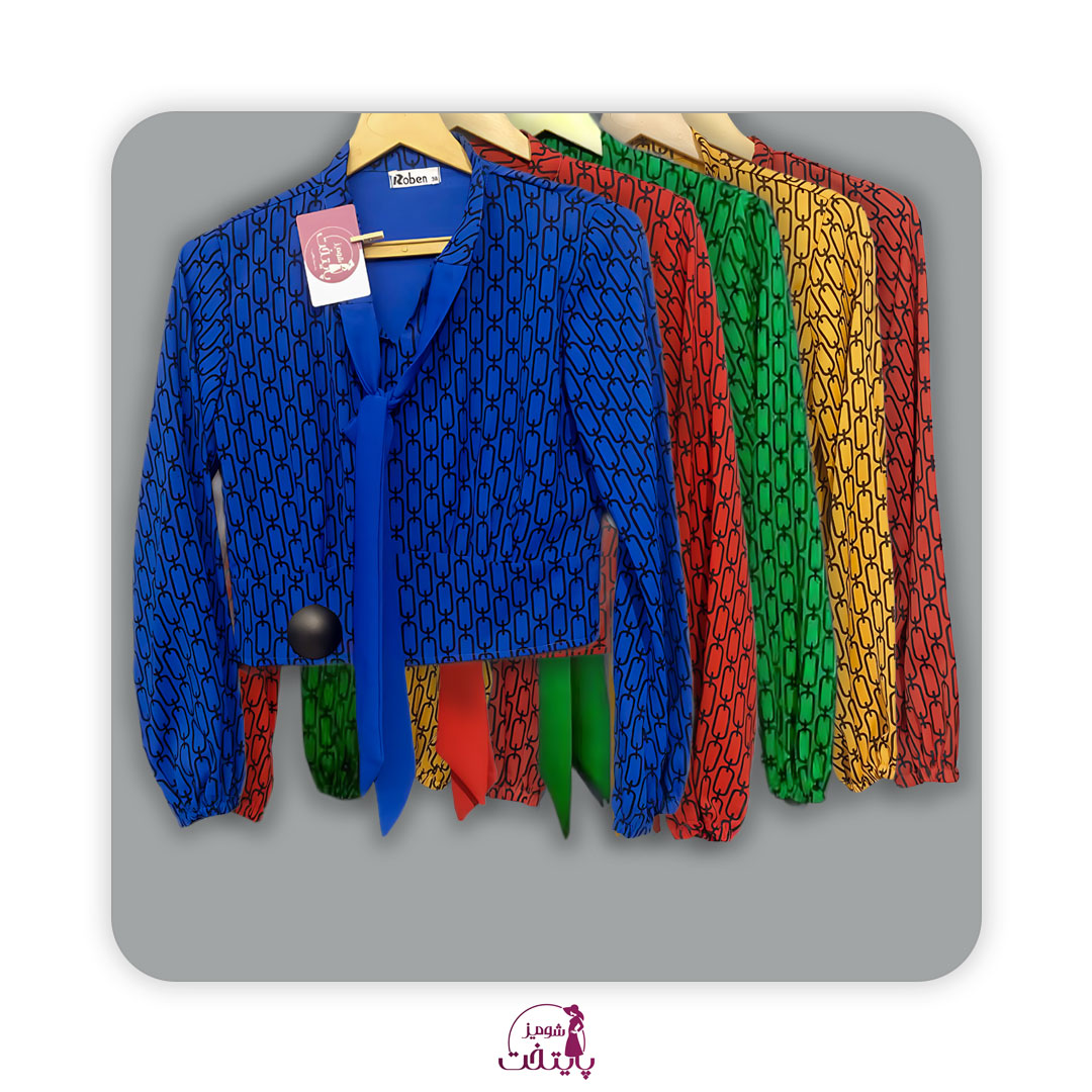 کراپ یقه کرواتی کد 130 - 6